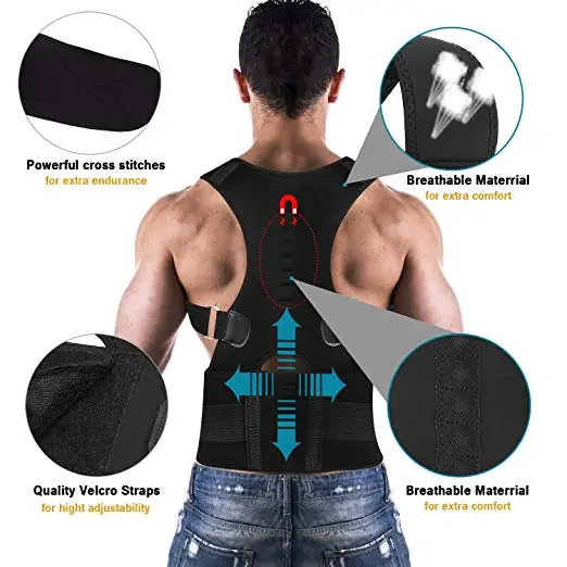 Adult Back Corset Shoulder Lumbar Posture Corrector Bandage Spine Support Belt Magnetic Therapy Back Support Posture Correction
Adult Back Corset Shoulder Lumbar Posture Corrector Bandage Spine Support Belt Magnetic Therapy Back Support Posture Correction