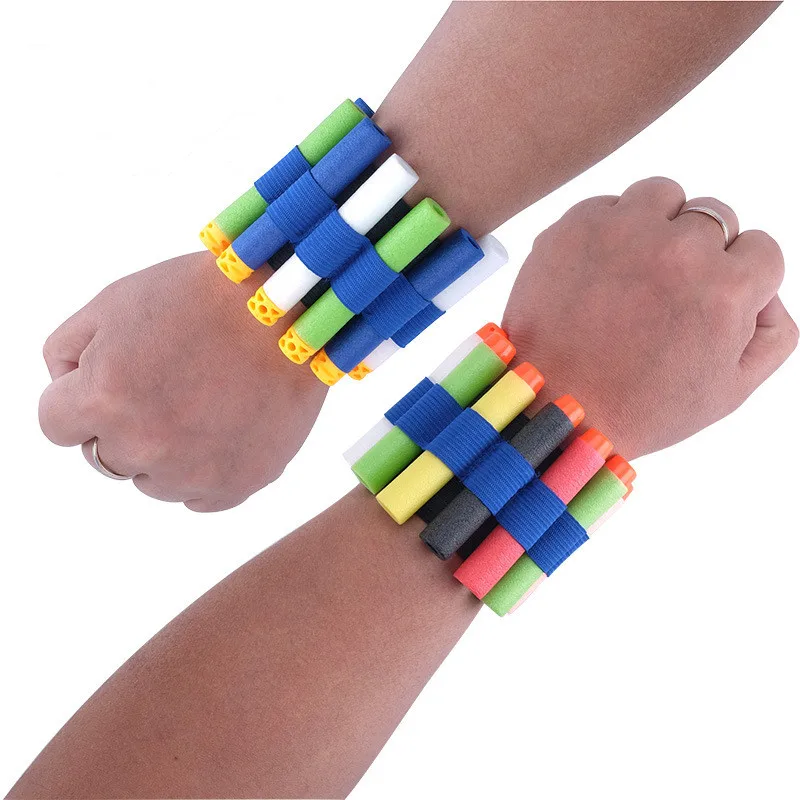 2pcs Toy Gun Wristband For Nerf Gun soft bullet Gun Can hold soft bullets professional player Outdoor game equipment in arena
2pcs Toy Gun Wristband For Nerf Gun soft bullet Gun Can hold soft bullets professional player Outdoor game equipment in arena