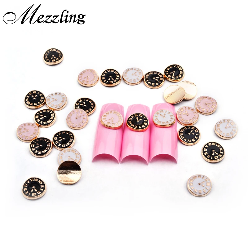 New Retro Clock Design Nail Art Decorations,10pcs Pink Black Charm Alloy Nail Jewelry DIY Manicure Nail Supplies
New Retro Clock Design Nail Art Decorations,10pcs Pink Black Charm Alloy Nail Jewelry DIY Manicure Nail Supplies