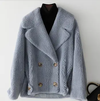 High quality sheep shearing coat female Faux Fur Coat 2019 new Winter Coat Women Faux Fur Jacket
High quality sheep shearing coat female Faux Fur Coat 2019 new Winter Coat Women Faux Fur Jacket