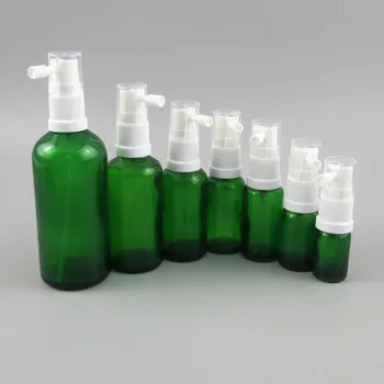 20X Glass Green Empty Refillable Nasal Spray Bottle With Plastic White Atomizer Makeup Water Container Travel Home Use 5ml-100ml 
20X Glass Green Empty Refillable Nasal Spray Bottle With Plastic White Atomizer Makeup Water Container Travel Home Use 5ml-100ml