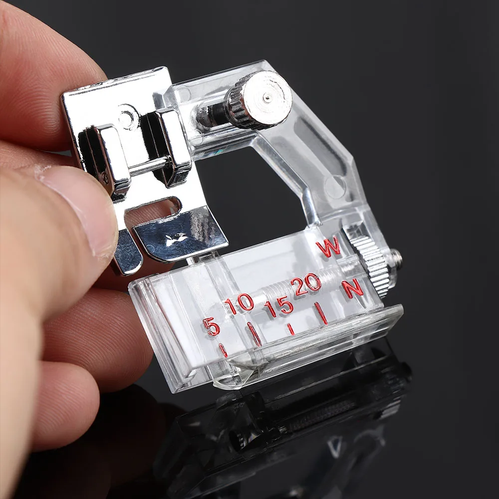1Pc Adjustable Bias Tape Binding Foot Snap On Presser Foot For Sewing Machine Parts Accessories Good Multifunction Household
1Pc Adjustable Bias Tape Binding Foot Snap On Presser Foot For Sewing Machine Parts Accessories Good Multifunction Household