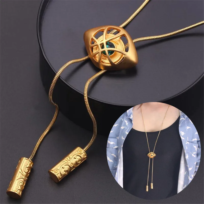 Hot New Superhero Movie The Avengers Doctor Strange Necklace Cosplay Badge Golden Eye Of Agamotto Fancy Pendant Christmas Gift
Hot New Superhero Movie The Avengers Doctor Strange Necklace Cosplay Badge Golden Eye Of Agamotto Fancy Pendant Christmas Gift