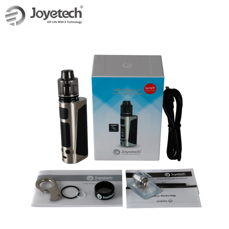 100% Original Joyetech eVic Kit 2ml ProCore Tank Primo SE Mod 80W Direct Lung Vape/ Mouth Ling powered by 8650 battery