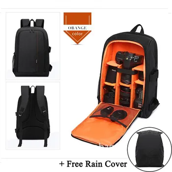 DSLR Camera Bag Camera Backpack Video w/ Rain Cover for Canon Sony UMC-S3C RX10 IV III RX1R HX50 H400 HX350 ILCE-6000
DSLR Camera Bag Camera Backpack Video w/ Rain Cover for Canon Sony UMC-S3C RX10 IV III RX1R HX50 H400 HX350 ILCE-6000