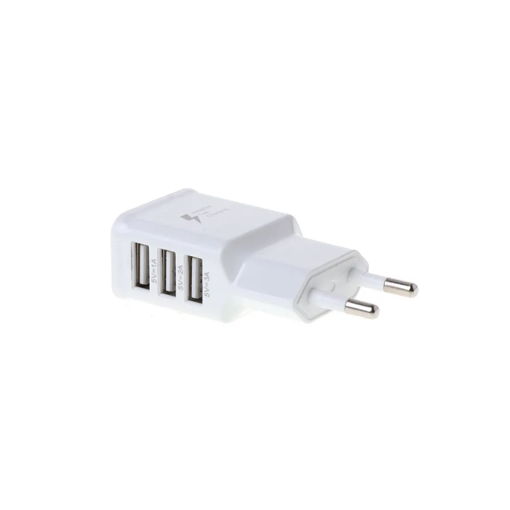 3 Ports EU Plug USB Wall Travel AC Charger Adapter For Samsung Galaxy S5 iPhone | Электроника