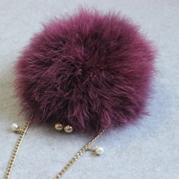 Women's Handbags Autumn Winter Female Fur Plush Feathers Shoulders Messenger Bag Small Round Chain Crossbody Bag
Women's Handbags Autumn Winter Female Fur Plush Feathers Shoulders Messenger Bag Small Round Chain Crossbody Bag