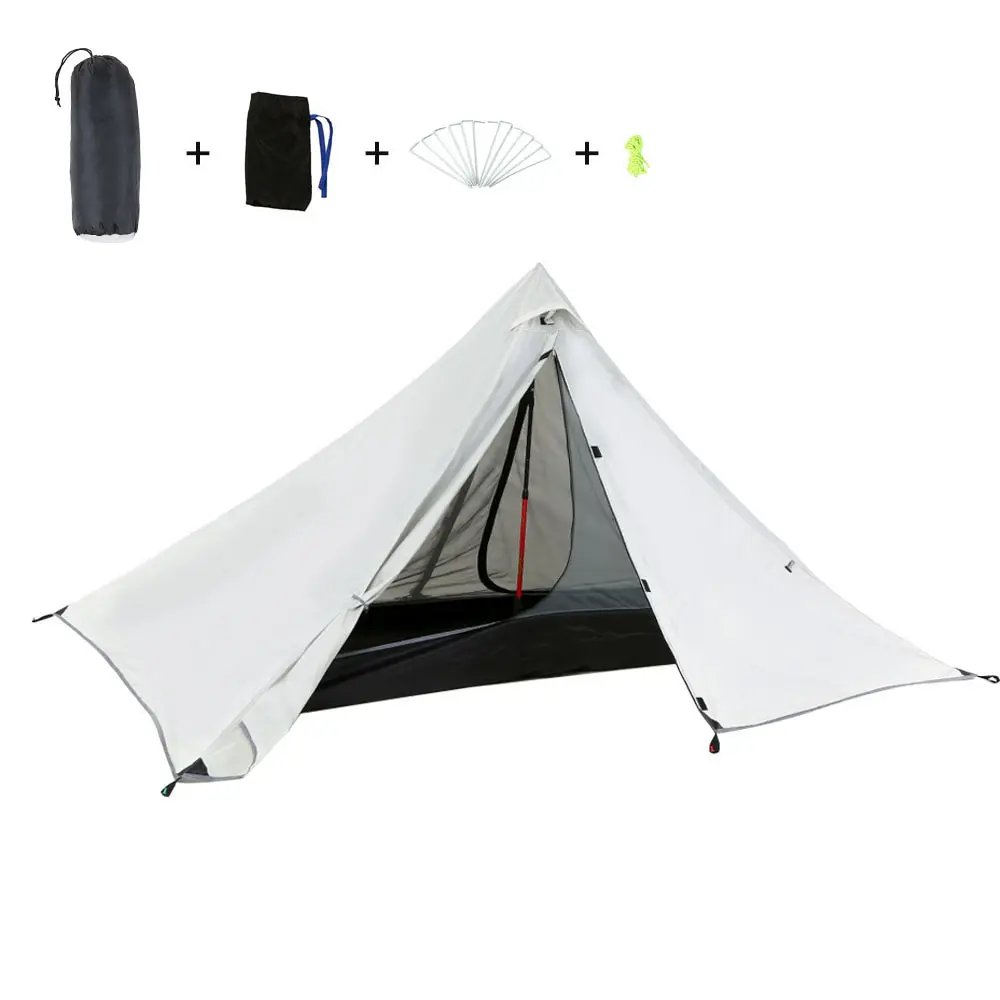 Oudoor Ultralight Camping Tent Double Layer Waterproof Backpacking Tent Outdoor Hiking Tent for Fishing Hunting Beach Travel
Oudoor Ultralight Camping Tent Double Layer Waterproof Backpacking Tent Outdoor Hiking Tent for Fishing Hunting Beach Travel