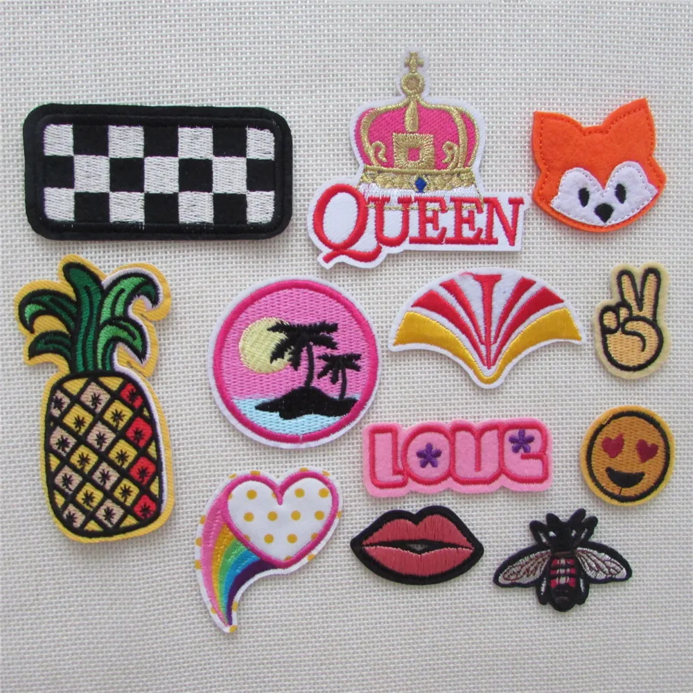 high quality fashion patches hot melt adhesive applique embroidery patch DIY clothing accessory patch 1pcs sell C5776-C5795
high quality fashion patches hot melt adhesive applique embroidery patch DIY clothing accessory patch 1pcs sell C5776-C5795