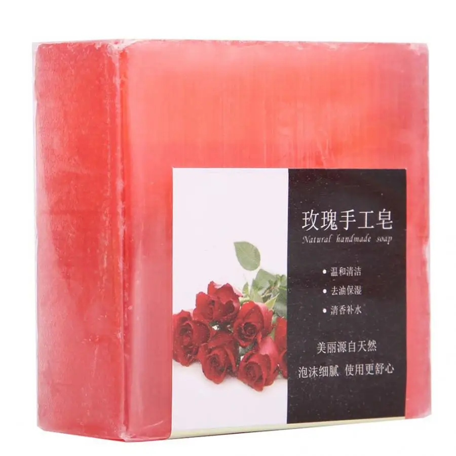 100g Natural Rose Handmade Soap Gentle Cleansing Moisturizing Face Care Bath Essential Oil Soap
100g Natural Rose Handmade Soap Gentle Cleansing Moisturizing Face Care Bath Essential Oil Soap