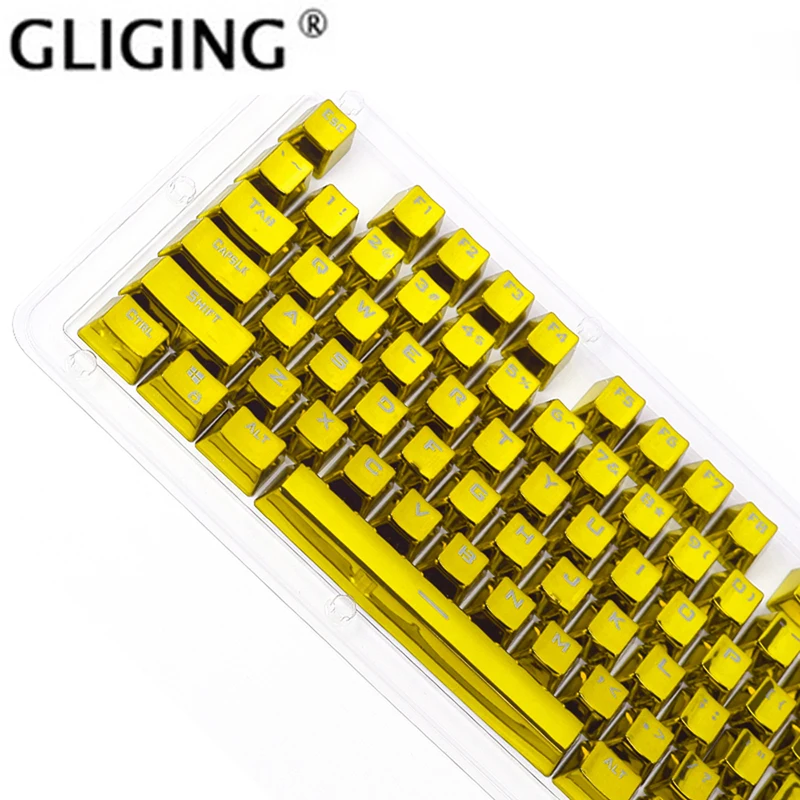 104-Key OEM Height E-Element Plating Cool Key Cap Personality Mechanical Keyboard Key caps For Cherry Switch
104-Key OEM Height E-Element Plating Cool Key Cap Personality Mechanical Keyboard Key caps For Cherry Switch