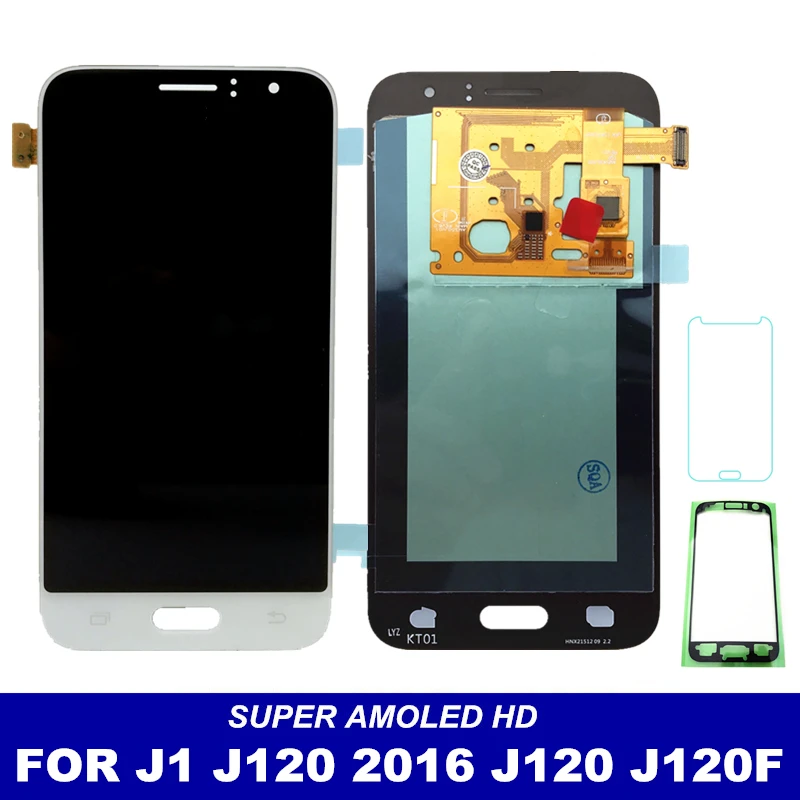 Super AMOLED LCD Replacement for Samsung Galaxy J1 2016 J120 J120F J120M J120H LCD Phone Display Touch Screen Digitizer Assembly
Super AMOLED LCD Replacement for Samsung Galaxy J1 2016 J120 J120F J120M J120H LCD Phone Display Touch Screen Digitizer Assembly