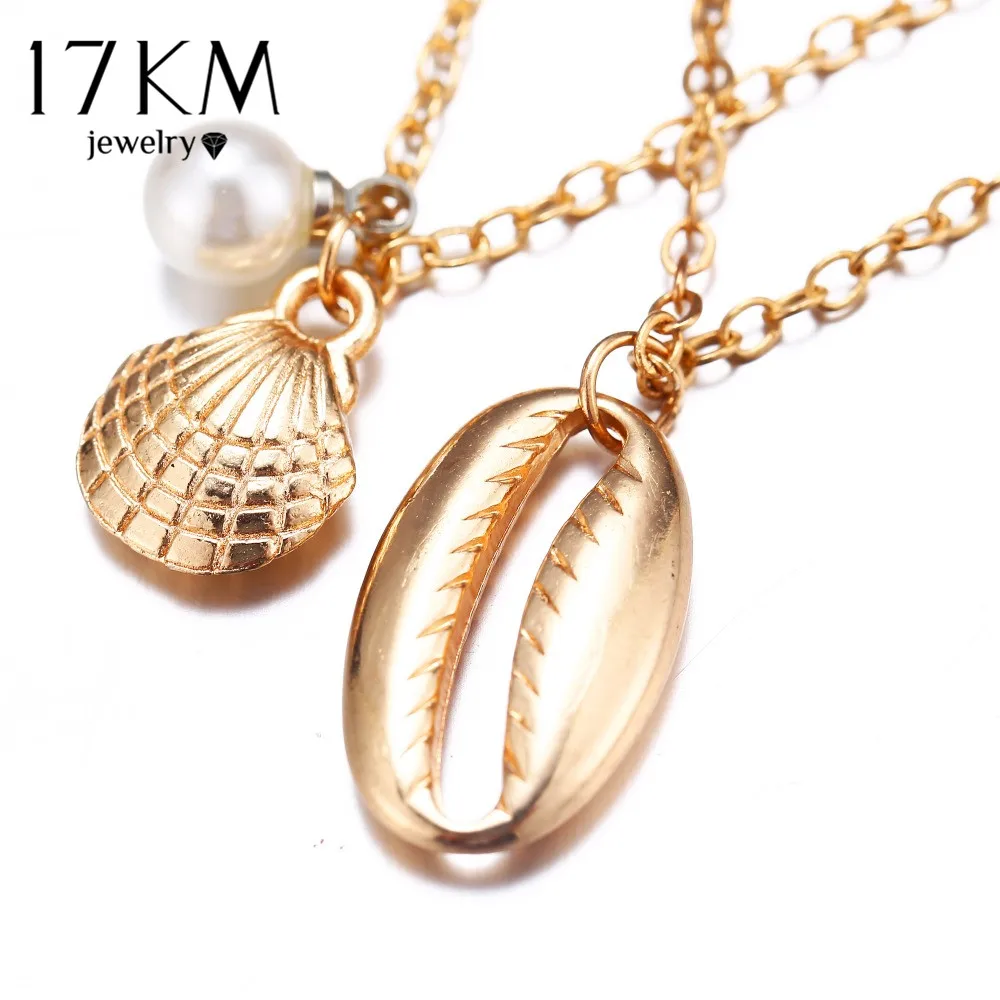 17KM New Fashion Seashell Pendant Necklaces For Women Girl Bohemian Long Sequins Double Layer Necklace Collar Jewelry Gift
17KM New Fashion Seashell Pendant Necklaces For Women Girl Bohemian Long Sequins Double Layer Necklace Collar Jewelry Gift