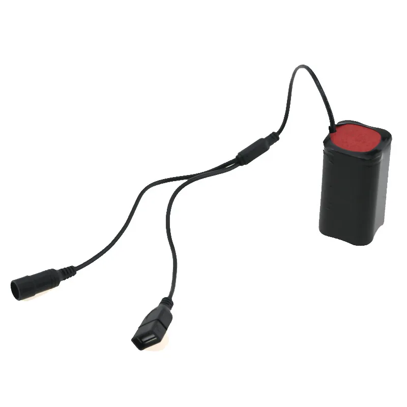 8.4V 4x18650 USB +DC battery pack (5)
