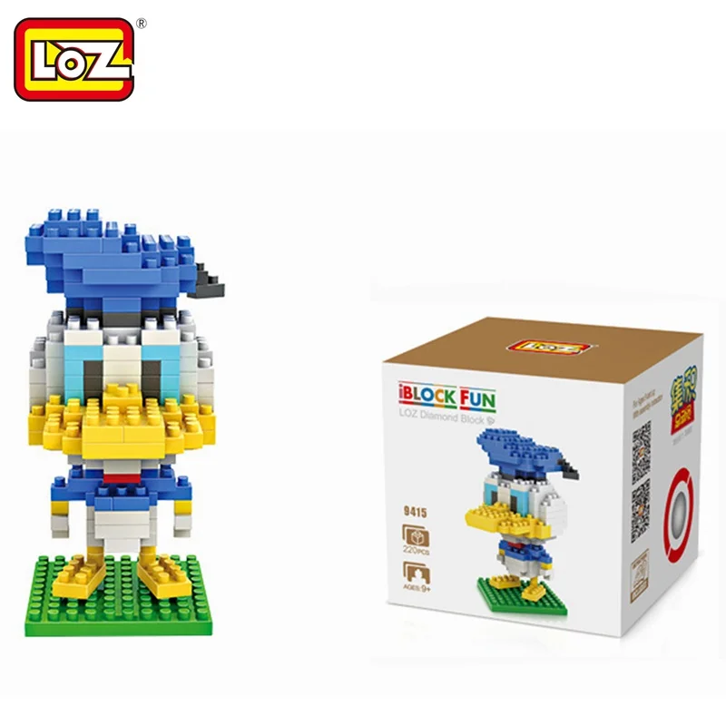 LOZ Single Sale Mini Big Head Donald Duck Diamond Bricks Cartoon Doll Educational Building Blocks Toys for Children 9415
LOZ Single Sale Mini Big Head Donald Duck Diamond Bricks Cartoon Doll Educational Building Blocks Toys for Children 9415
