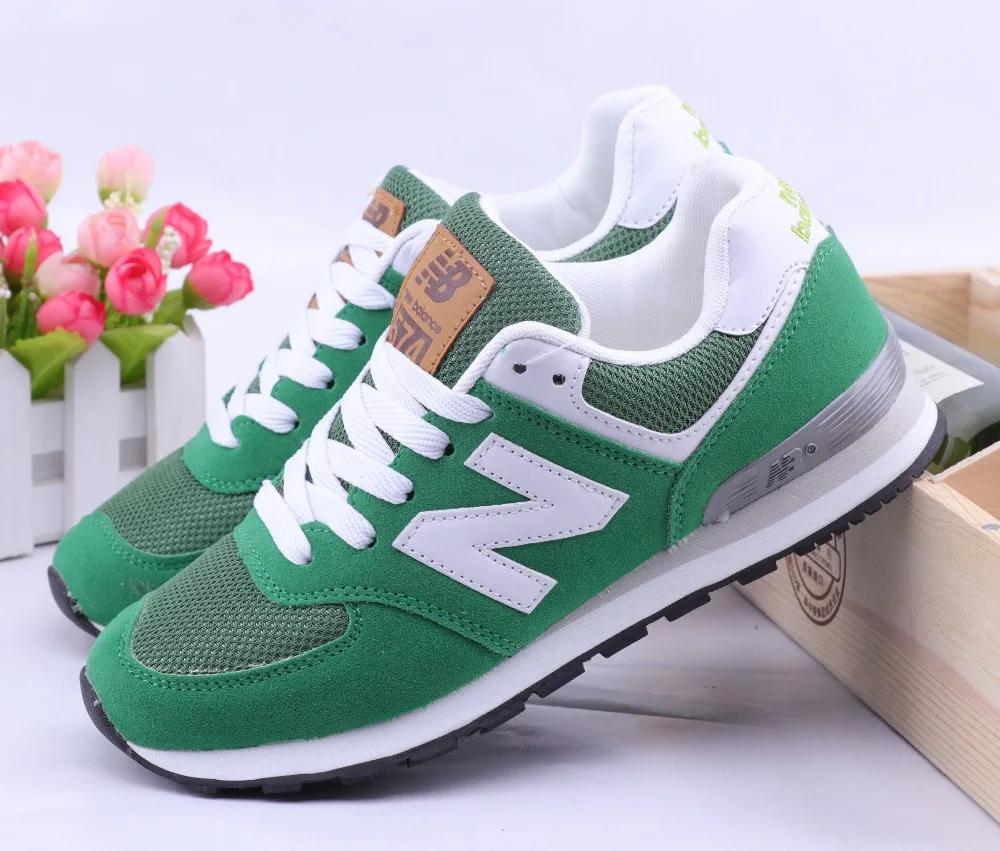 NEW BALANCE NB574 574 ms574 Men's shoes women Breathable Sneakers Badminton Shoes size 36-44 Men05