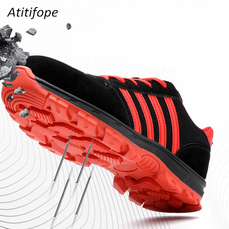 Breathable Steel Toe Cap Work Safety Shoes Anti-smashing Anti-piercing Construction Work Footwear Breathable Sneakers boots
Breathable Steel Toe Cap Work Safety Shoes Anti-smashing Anti-piercing Construction Work Footwear Breathable Sneakers boots