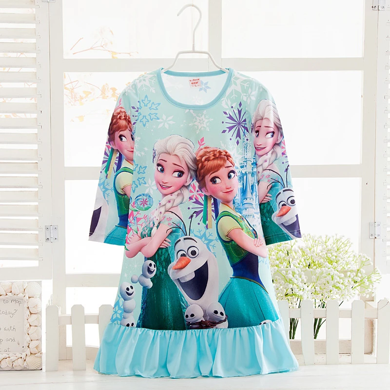 2019 Blue New Style Anna Elsa Pattern Girls Nightgowns Children Party Dresses Sleepwear Pajamas Baby Girls Nightie Dress Pyjamas
2019 Blue New Style Anna Elsa Pattern Girls Nightgowns Children Party Dresses Sleepwear Pajamas Baby Girls Nightie Dress Pyjamas