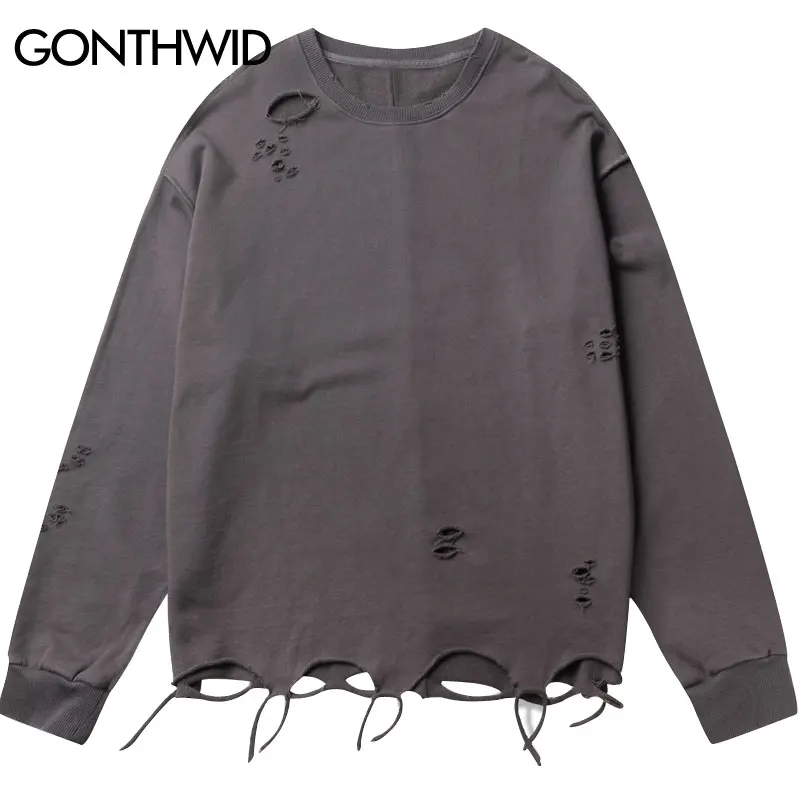 GONTHWID Distressed Ripped Destroyed Oversized Hoodies Mens Hipster Hip Hop Holes Swag Streetwear Sweatshirts Casual Hoodie Tops
GONTHWID Distressed Ripped Destroyed Oversized Hoodies Mens Hipster Hip Hop Holes Swag Streetwear Sweatshirts Casual Hoodie Tops