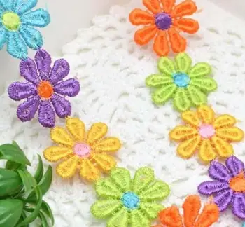 5 yard 1" beautiful Multicolor Flower Leaf Shape Lace Cotton Fabric Trim DIY Bridal wedding Doll
5 yard 1" beautiful Multicolor Flower Leaf Shape Lace Cotton Fabric Trim DIY Bridal wedding Doll
