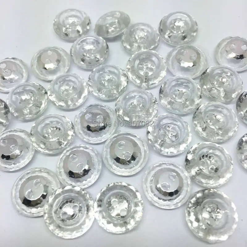 100pcs 13mm Silver Plated Shiny Buttons 2 Holes Transparent Round Button Embellishments Scrapbooking Cardmaking
100pcs 13mm Silver Plated Shiny Buttons 2 Holes Transparent Round Button Embellishments Scrapbooking Cardmaking