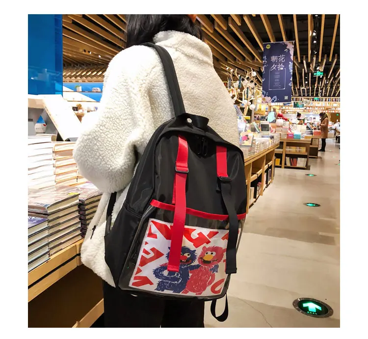 Cute Women Backpacks PVC Jelly Pocket Candy Color Student Schoolbags Fashion Teenage Girls Bags for School Backpack Mochilas New_31