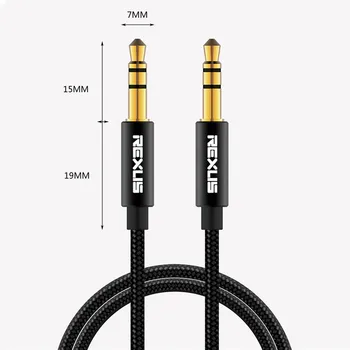 Jack 3.5 Audio Cable 3.5mm Male to Male Stereo Aux Cable for Car Headphone Speaker Gold Plated 3.5mm Braid Line Aux Cable 18Dec6
Jack 3.5 Audio Cable 3.5mm Male to Male Stereo Aux Cable for Car Headphone Speaker Gold Plated 3.5mm Braid Line Aux Cable 18Dec6