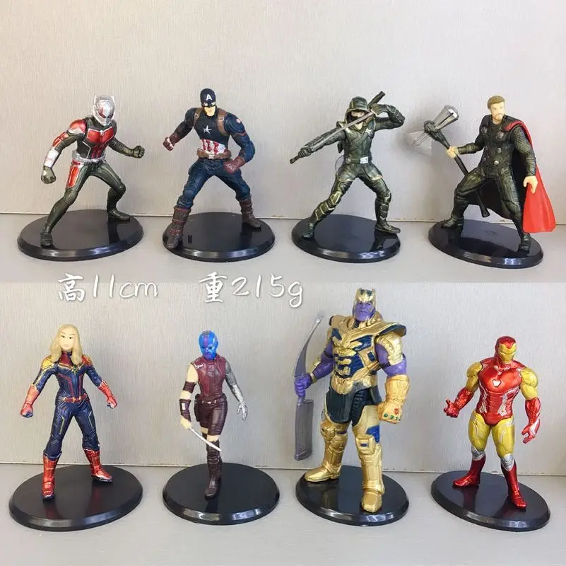 11CM Avengers Endgame Thanos Iron Man Super Hero Figurine Dolls Toys PVC Action Figure Collectible Model Toy Set Kids Gift
11CM Avengers Endgame Thanos Iron Man Super Hero Figurine Dolls Toys PVC Action Figure Collectible Model Toy Set Kids Gift