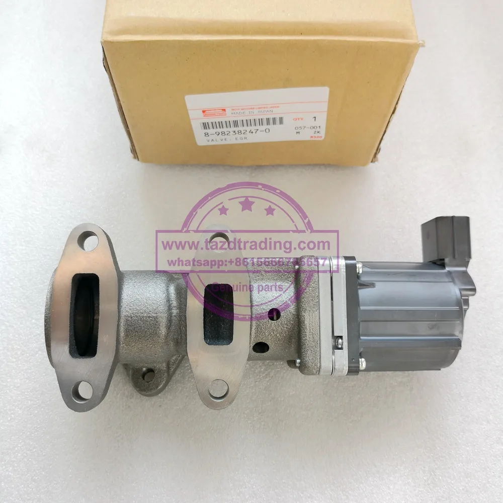 100% original and new Exhaust Gas Recirculation EGR Valve 8-98238247-0 ,8982382470 for 4HK1 engine
100% original and new Exhaust Gas Recirculation EGR Valve 8-98238247-0 ,8982382470 for 4HK1 engine