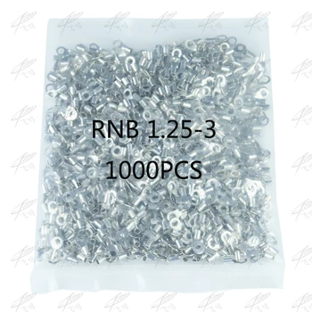 1000PCS RNB1.25-3 Non-insulated ring terminal electrical wire crimp naked connector AWG 22-16
1000PCS RNB1.25-3 Non-insulated ring terminal electrical wire crimp naked connector AWG 22-16