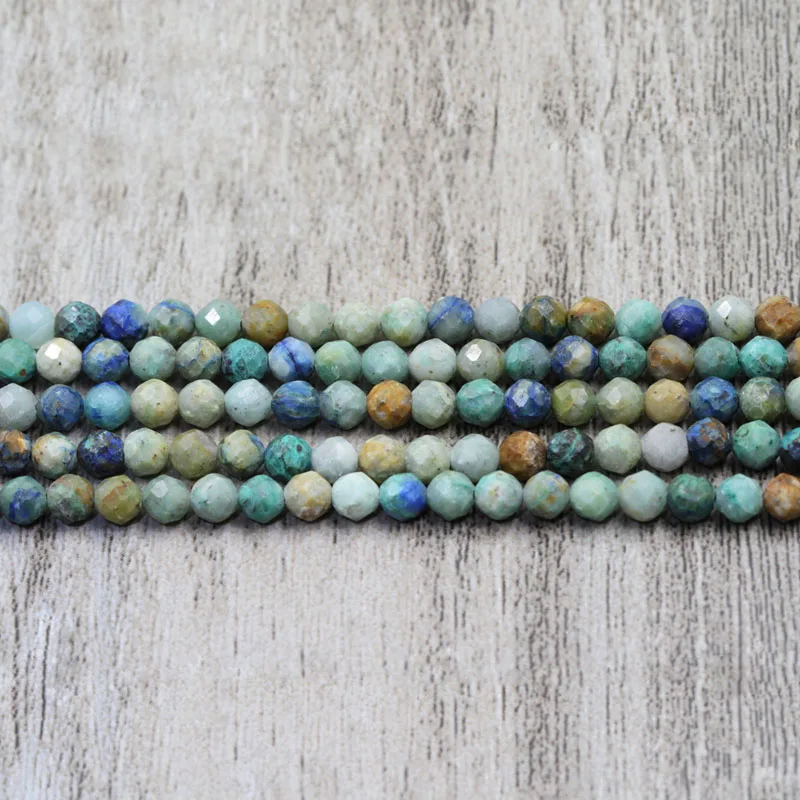 2 4mm Cutting Faceted Natural Fynchenite Chrysocolla Small Size Stone Round Loose Seed Beads
2 4mm Cutting Faceted Natural Fynchenite Chrysocolla Small Size Stone Round Loose Seed Beads