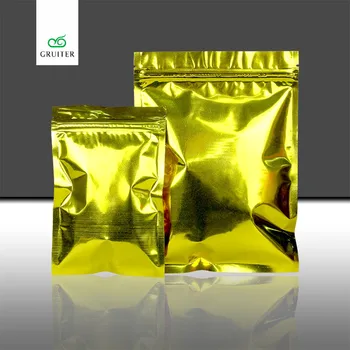 Variety of Sizes for Glossy Gold Metallic Mylar Zip Lock Bags Flat Heat Sealable Aluminum Package Zip lock Pouches (100/Pack)
Variety of Sizes for Glossy Gold Metallic Mylar Zip Lock Bags Flat Heat Sealable Aluminum Package Zip lock Pouches (100/Pack)