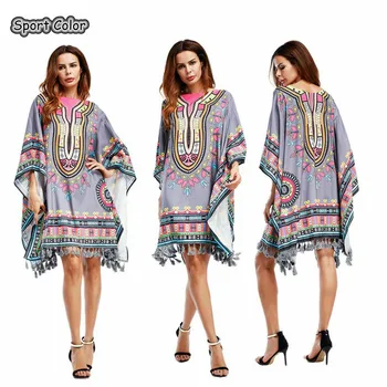 New Loose Style Women Sexy Swimsuit Cover Up Beach Dress Beach Cover Tassels Digital Print Lady Sexy Pareo Sarongs Bikinis Tunic
New Loose Style Women Sexy Swimsuit Cover Up Beach Dress Beach Cover Tassels Digital Print Lady Sexy Pareo Sarongs Bikinis Tunic
