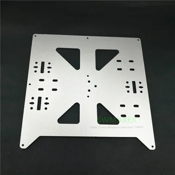 Reprap Prusa i3/Anycubic MEGA i3 anodized Aluminium alloy heated bed support Y carriage tray 3D printer parts