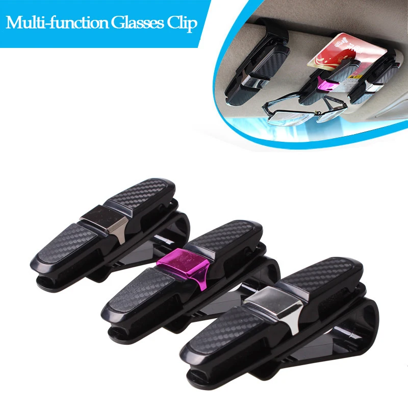 Glasses Holders for Car Sun Visor, FineGood Sunglasses Eyeglasses Mount with Ticket Card Clip car-styling accessories
Glasses Holders for Car Sun Visor, FineGood Sunglasses Eyeglasses Mount with Ticket Card Clip car-styling accessories