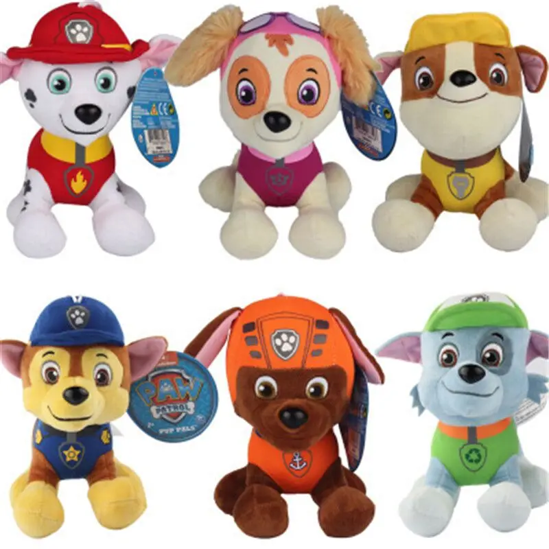 6 Pcs/Set New Paw Patrol Dog Anime Stuffed Doll Plush Toys Children Birthday Gifts
6 Pcs/Set New Paw Patrol Dog Anime Stuffed Doll Plush Toys Children Birthday Gifts