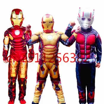 The Avengers Iron Man Cosplay costume for boys Hulk Ant Man Clothes halloween Costume for Kids Carnival party dress Mask Muscle
The Avengers Iron Man Cosplay costume for boys Hulk Ant Man Clothes halloween Costume for Kids Carnival party dress Mask Muscle