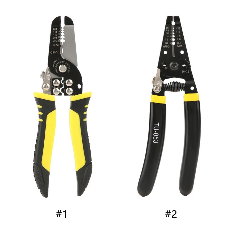 1Pcs TU-053 Multifunctional Stripper Pliers Handle Stainless Steel Wire Cable Stripping Plier Cutting Crimping Tool Crimper Hot
1Pcs TU-053 Multifunctional Stripper Pliers Handle Stainless Steel Wire Cable Stripping Plier Cutting Crimping Tool Crimper Hot