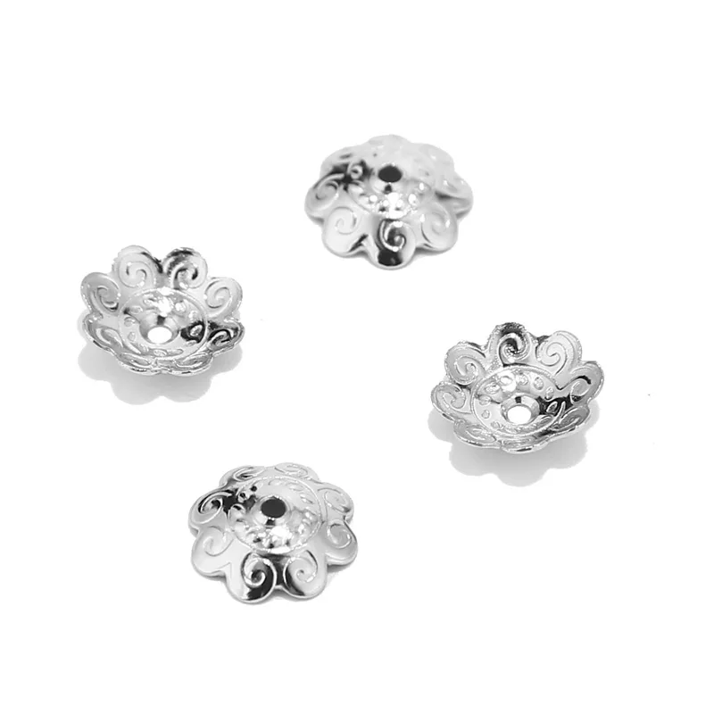 20 pcs/lot Newest Simple Petals Stainless Steel Color Flower Bead Caps Jewelry Findings Diy Accessories
20 pcs/lot Newest Simple Petals Stainless Steel Color Flower Bead Caps Jewelry Findings Diy Accessories