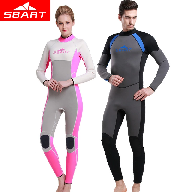 SBART Professional 3MM Neoprene Wetsuit Men Women Long Sleeve Scuba Diving Suit Full Bodysuit Rash Guards Spearfishing Wetsuits 
SBART Professional 3MM Neoprene Wetsuit Men Women Long Sleeve Scuba Diving Suit Full Bodysuit Rash Guards Spearfishing Wetsuits
