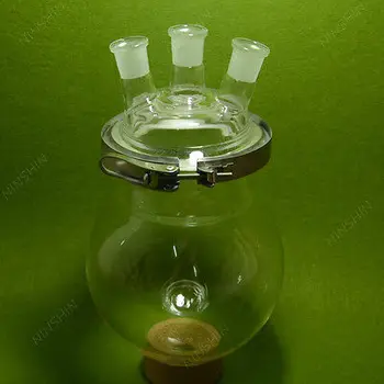 3-neck Reaction Flask,3000ML,Separately Flask(round Bottom),with Clamp,The Neck Could Be Customized
3-neck Reaction Flask,3000ML,Separately Flask(round Bottom),with Clamp,The Neck Could Be Customized