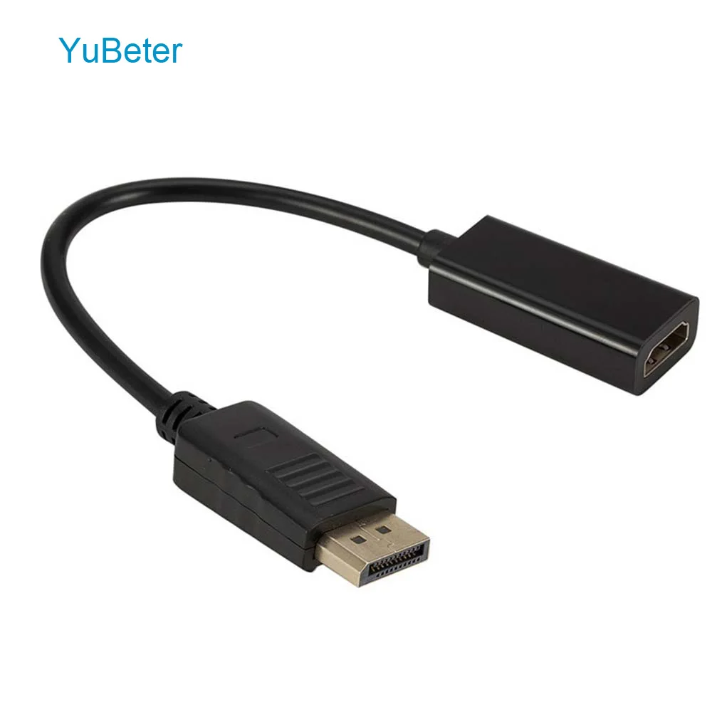 YuBeter Male To Female DP to HDMI Cable DisplayPort to 1080P HDMI Adapter Converter For Computer Laptop HDTV Projector Display
YuBeter Male To Female DP to HDMI Cable DisplayPort to 1080P HDMI Adapter Converter For Computer Laptop HDTV Projector Display