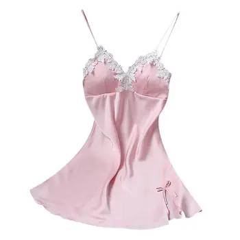 Women Nightgowns Sexy Sleeveless Padded Nightdress Ladies Luxury Noble V-Neck Floral Lace Women Nightgowns Home
Women Nightgowns Sexy Sleeveless Padded Nightdress Ladies Luxury Noble V-Neck Floral Lace Women Nightgowns Home