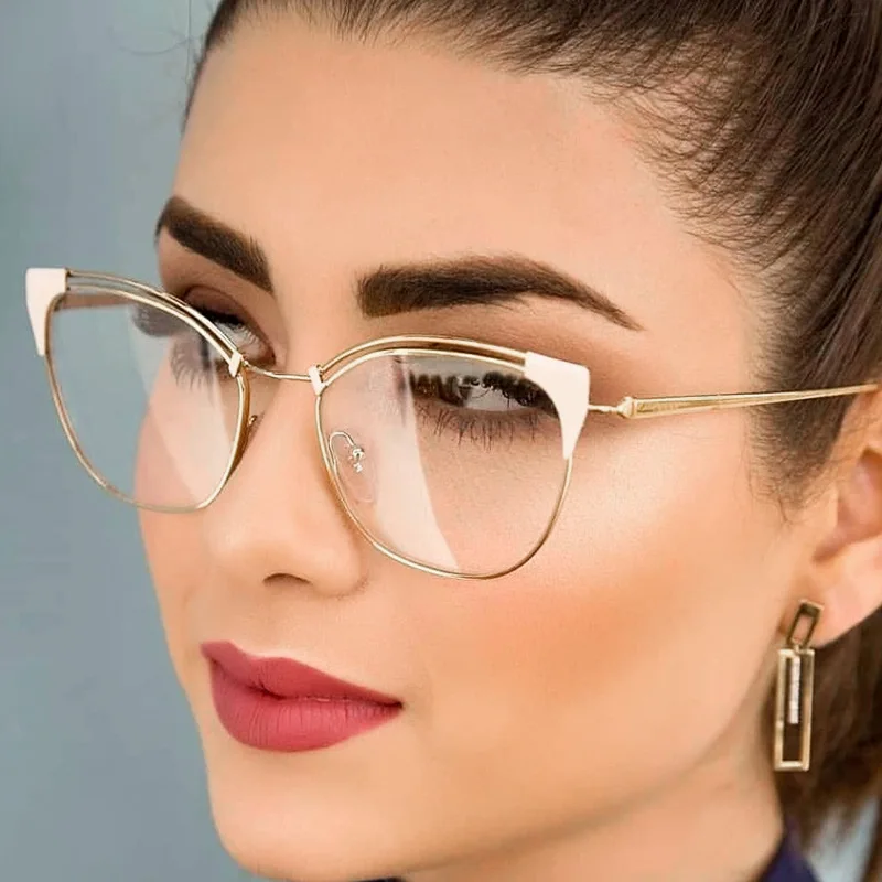 women whtie cat frame light photochromic reading glasses outdoor far and near diopter progressive multi-focus reading mirror FML
women whtie cat frame light photochromic reading glasses outdoor far and near diopter progressive multi-focus reading mirror FML