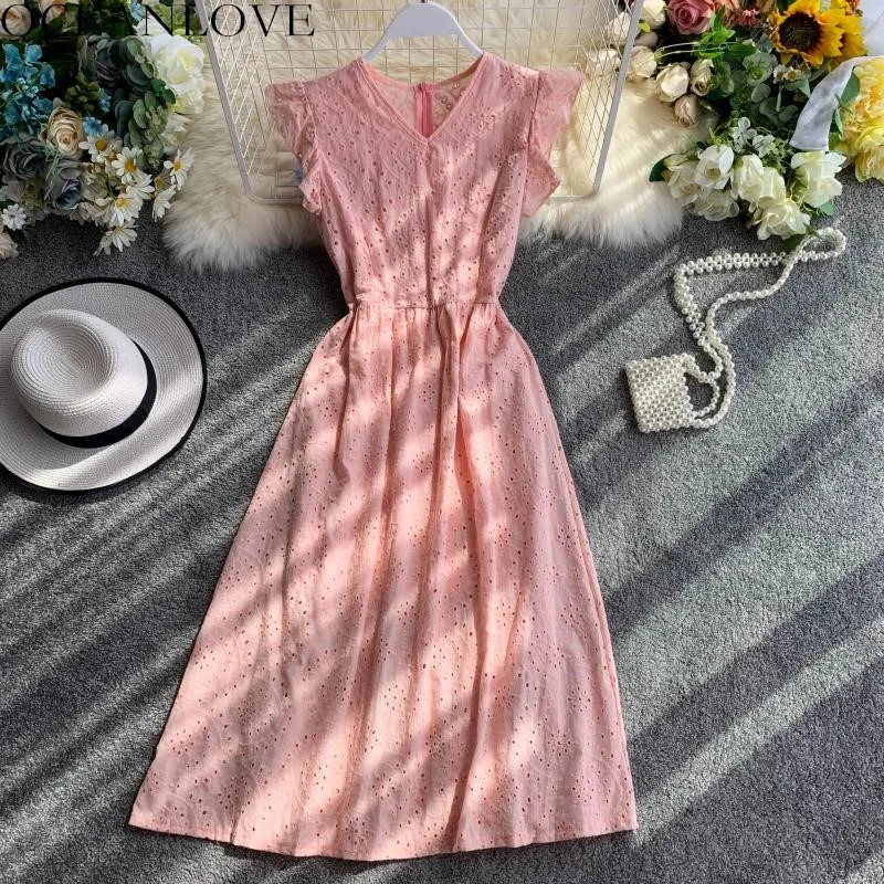 OCEANLOVE Solid Vintage Elegant Women Dress Sleeveless Ruffles A-line V Neck Midi Dresses 2019 Summer Hollow Out Vestidos 12465
OCEANLOVE Solid Vintage Elegant Women Dress Sleeveless Ruffles A-line V Neck Midi Dresses 2019 Summer Hollow Out Vestidos 12465