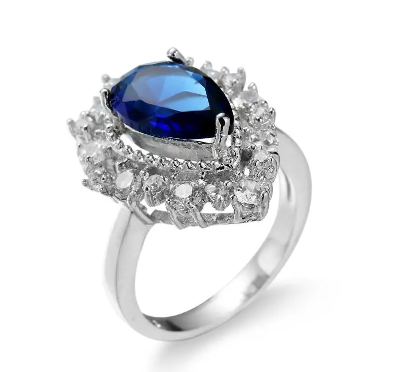 Wedding Design Exquisite For Love's Gift Zircon Waterdrop Sharp Ring Bridal Finger Ring
Wedding Design Exquisite For Love's Gift Zircon Waterdrop Sharp Ring Bridal Finger Ring