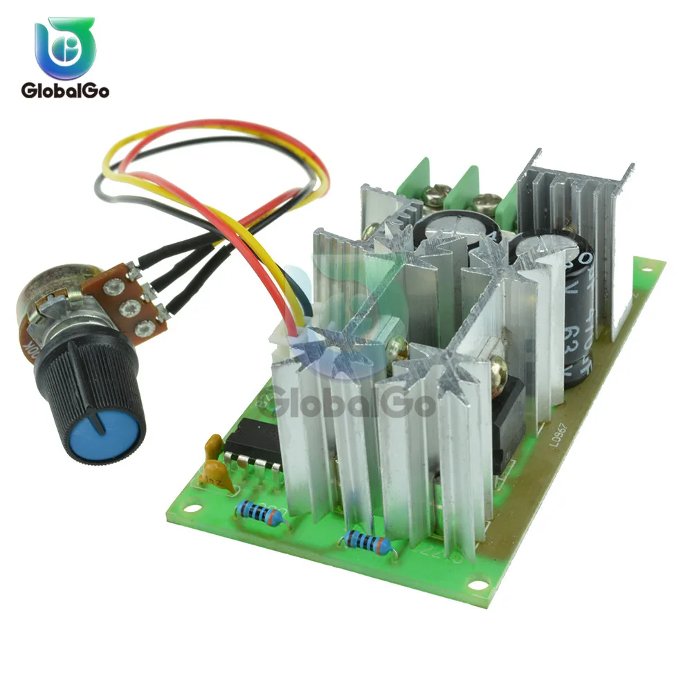 20A PWM DC Motor Governor DC9-60V Motor Speed Control Regulator PWM Motor Speed Controller Switch Current Regulator Module
20A PWM DC Motor Governor DC9-60V Motor Speed Control Regulator PWM Motor Speed Controller Switch Current Regulator Module