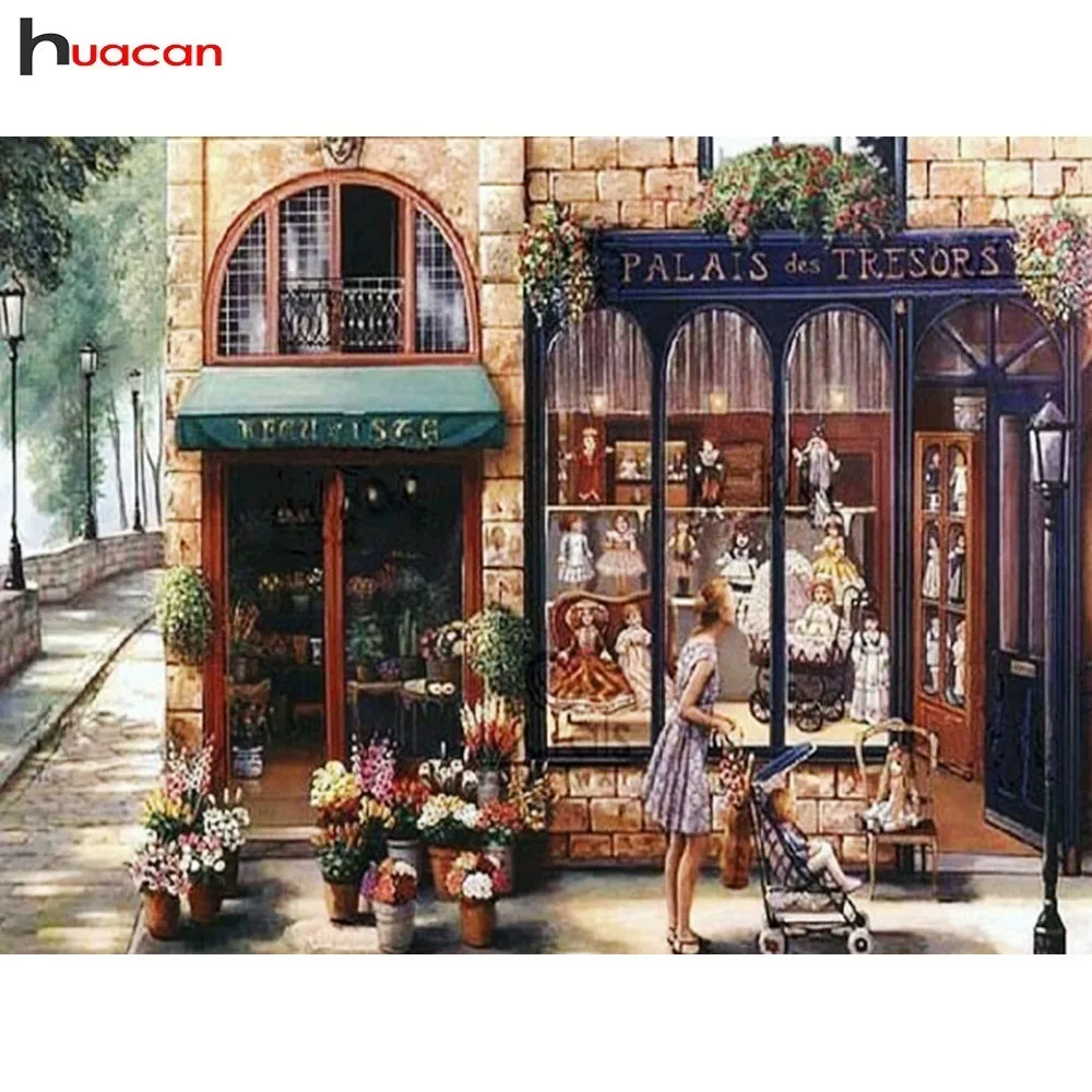 Huacan 5D DIY Diamond Embroidery Store Round Full Drill Diamond Painting Rhinestone Handmade Mosaic Decoration Home 
Huacan 5D DIY Diamond Embroidery Store Round Full Drill Diamond Painting Rhinestone Handmade Mosaic Decoration Home
