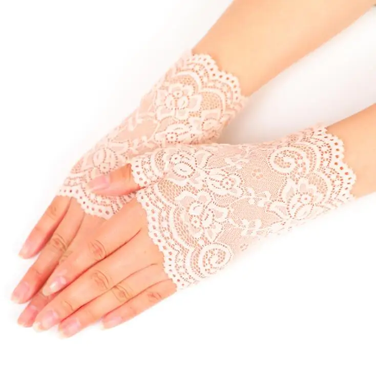 Spring Fashion Chic Short Openwork Sexy Lace Gloves Women Fingerless Driving Gloves Summer Sunscreen Net Yarn Mittens AGB219
Spring Fashion Chic Short Openwork Sexy Lace Gloves Women Fingerless Driving Gloves Summer Sunscreen Net Yarn Mittens AGB219