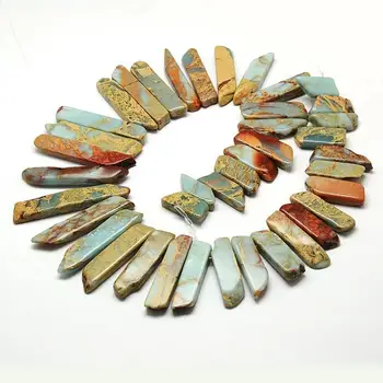 Chips Natural Regalite Beads Strands, Dyed, 22~58x9~10x5~6mm, Hole: 1mm; 15.7"; about 5strands/kg
Chips Natural Regalite Beads Strands, Dyed, 22~58x9~10x5~6mm, Hole: 1mm; 15.7"; about 5strands/kg